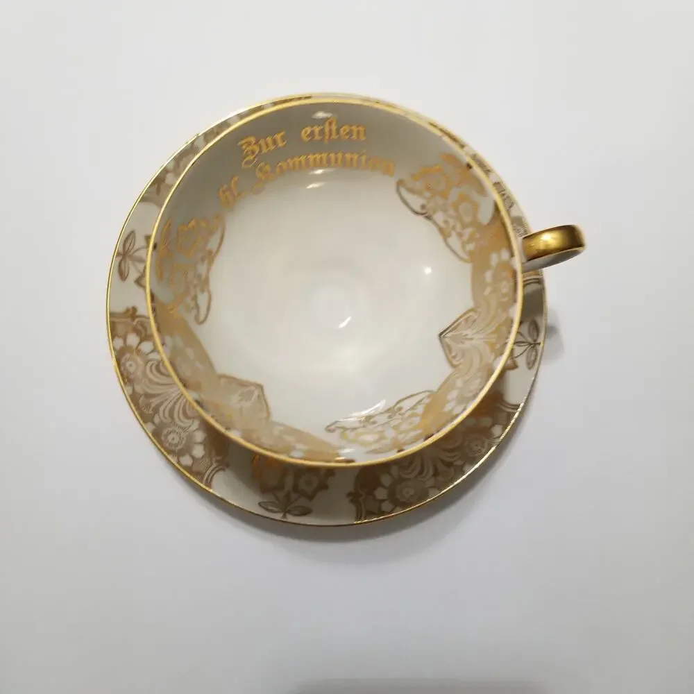 GAREIS KUHNL & CO GKC Bavaria Cup Saucer Kommunion